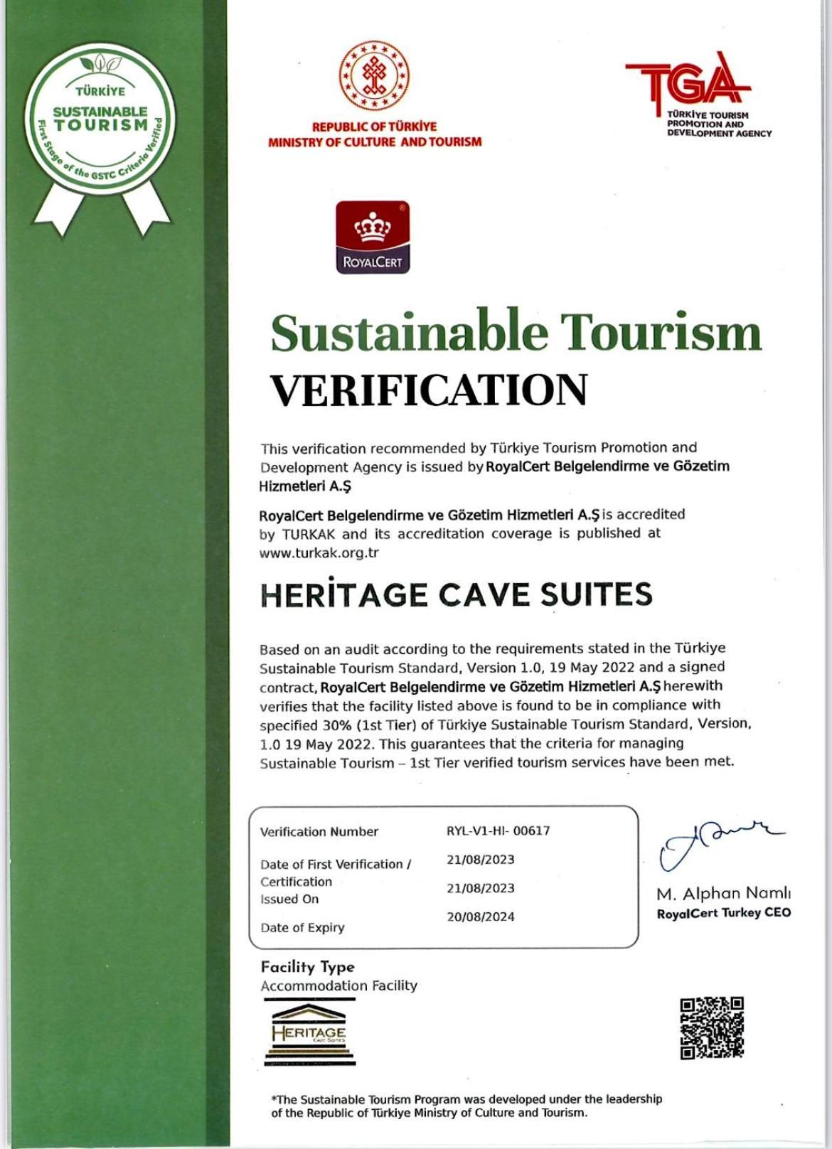 Heritage Cave Suites 于尔居普 外观 照片